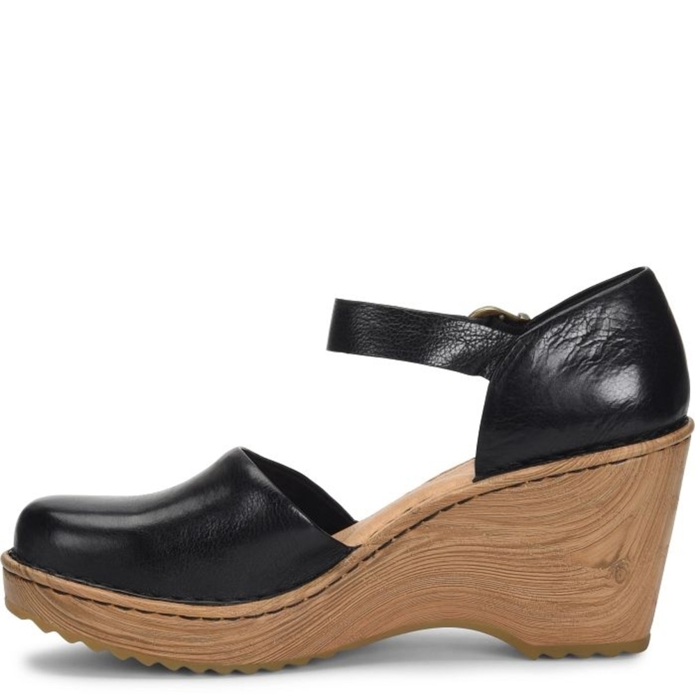 Born Nellie Black Mary-Jane Wedge Shoes - Picture 5 of 11